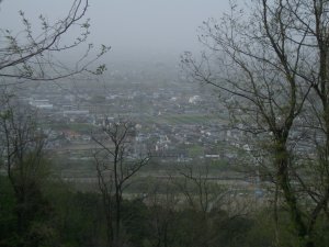 観音山丘陵から