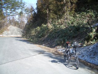 石神峠到着