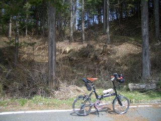 桧沢峠・直下